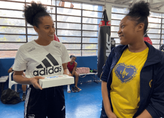 Crianças LBV Seleção Brasileira de Boxe