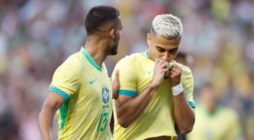 Andreas Pereira abriu o placar para o Brasil