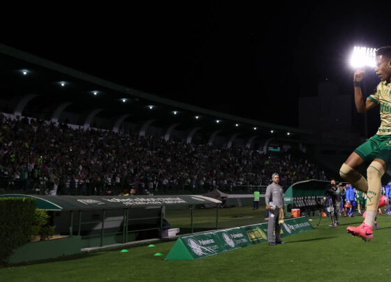 Estêvão, do Palmeiras, no Brinco de Ouro. (Foto: Cesar Greco/Palmeiras/by Canon)