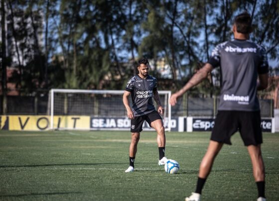 Eric já está treinando no Ceará (Foto: Gabriel Silva/Ceará SC)