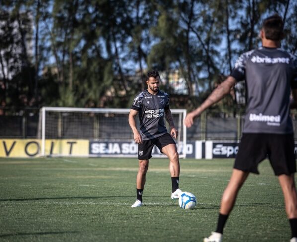 Eric já está treinando no Ceará (Foto: Gabriel Silva/Ceará SC)