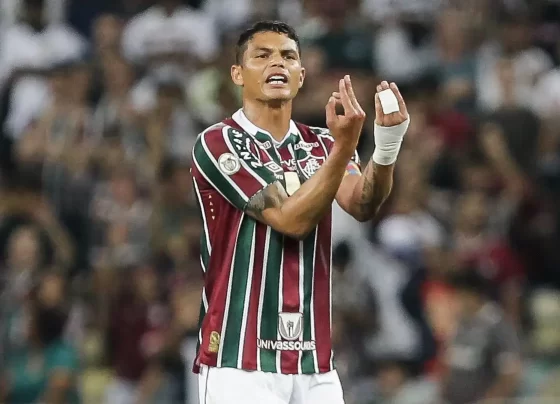 Thiago Silva com a camisa do Fluminense em Fluminense x Palmeira em 2024