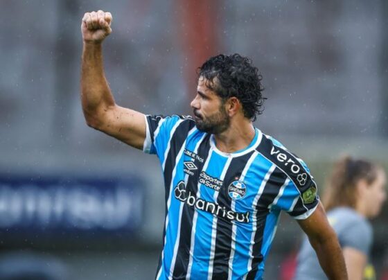 Diego Costa marcou um dos gols do Grêmio