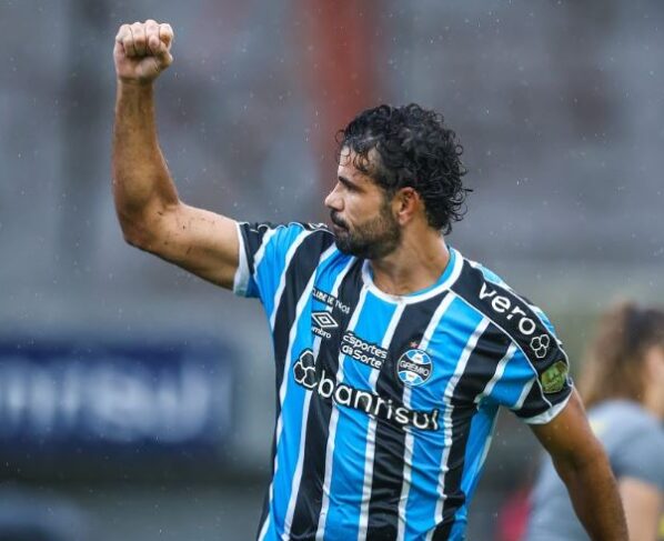 Diego Costa marcou um dos gols do Grêmio