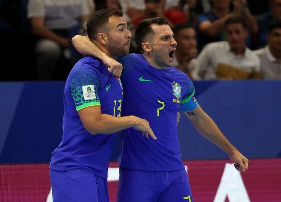 Seleção de Futsal vence Ucrânia e é finalista da Copa do Mundo